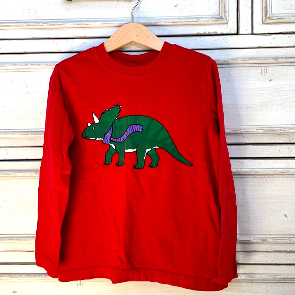 Hanna Andersson Christmas Dinosaur Shirt